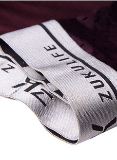 NIBEMINENT Casual Textured Boxer Brief Black  - Image 2