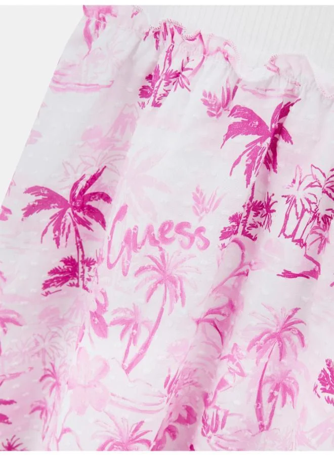 GUESS Palm Print Dress