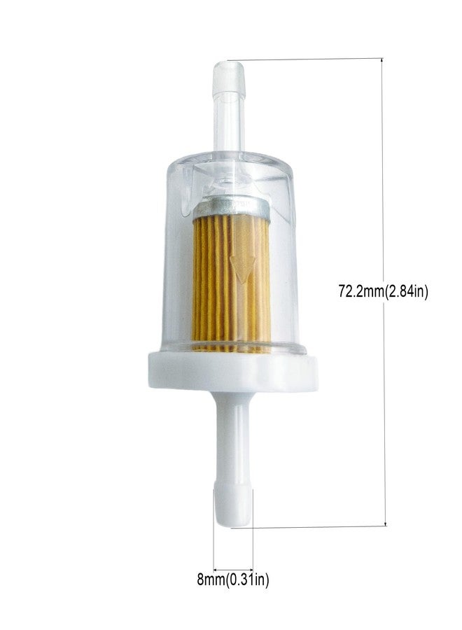Strongthium 691035 1/4" Inline Fuel Filter Kit for Briggs and Stratton Engine Kawasaki 490190027 493629 84001895 80025019 Toro Craftsman MTD Kawasaki Snapper Lawn Tractor Generator 40 Micron - Image 3