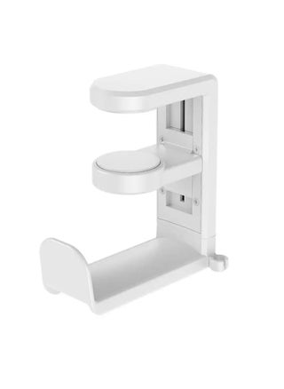 Rotating Headphone Stand, 360 Degree Rotating Headphone Holder, Adjustable Clamp On Gaming Headset Desk Hanger, Portable Headphone Hanger Hook For Controller Headphones, (1pc, White) - pzsku/Z9BF5FE7902D3DA3FB17FZ/45/_/1724485939/0d20088f-e9f2-4449-9492-96cff0eaa773
