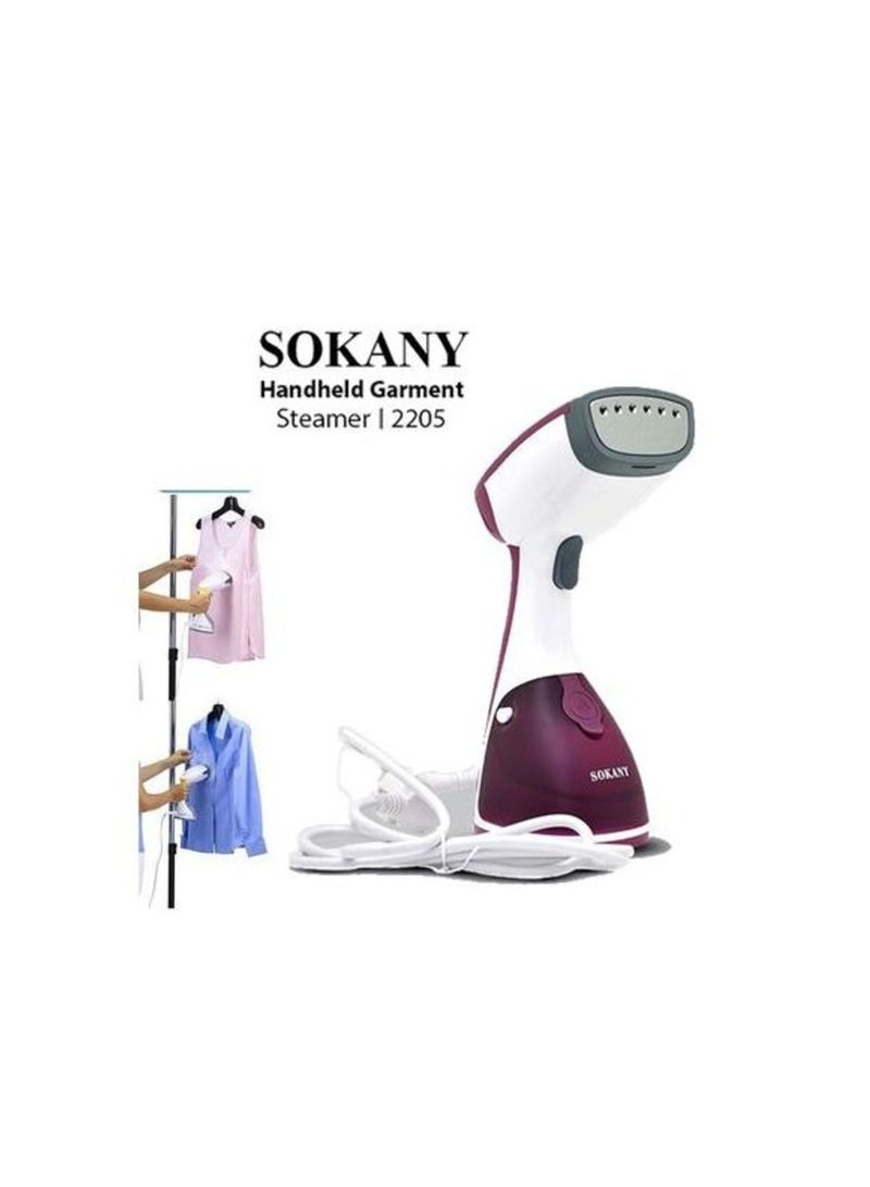 sokany Handheld Iron Steamer 250ML/Tank 1200 W  (Purple) AJ-2205 - Image 3