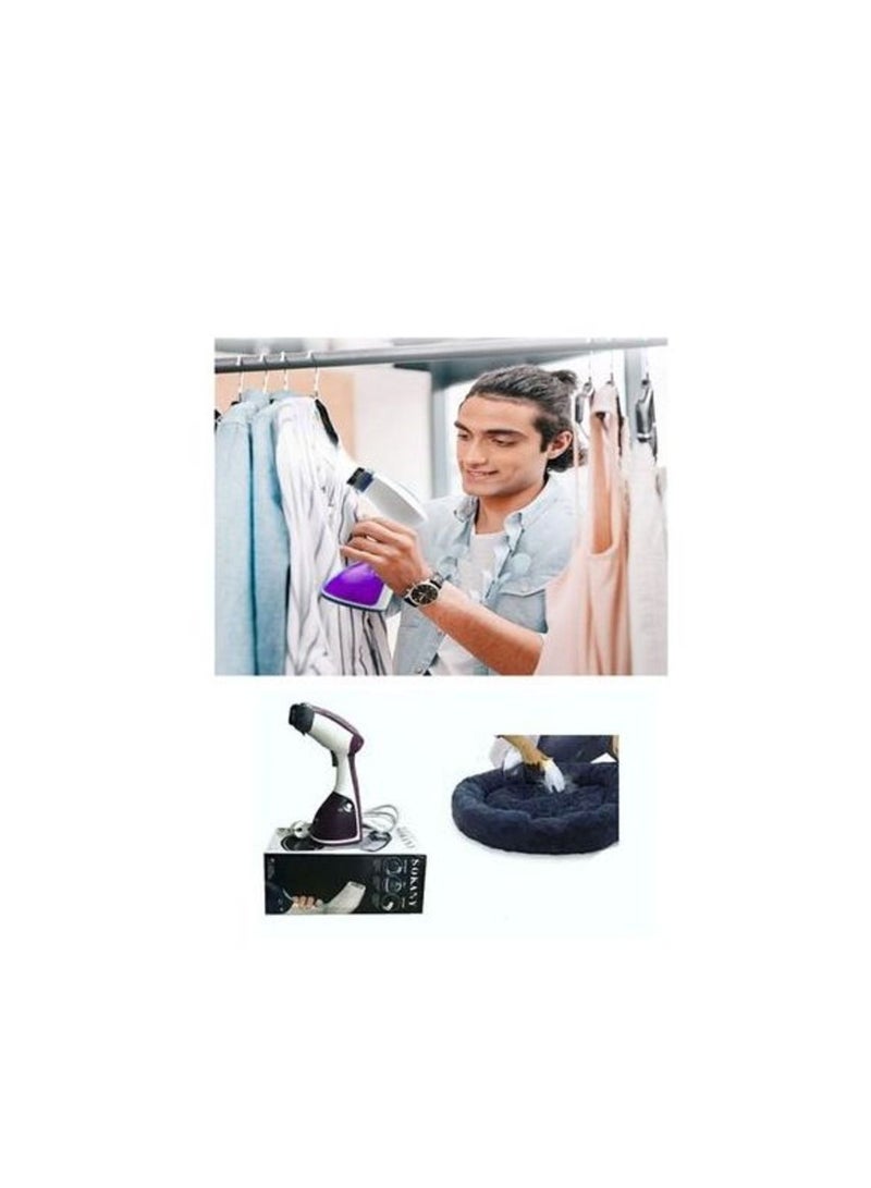 sokany Handheld Iron Steamer 250ML/Tank 1200 W  (Purple) AJ-2205 - Image 4