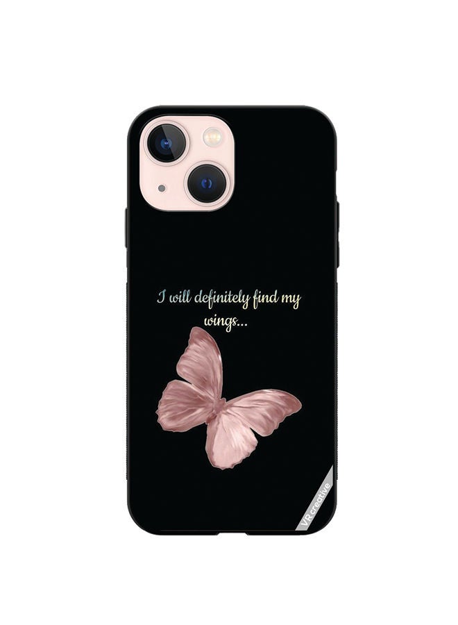 VR CREATIVE Protective Case Cover For Apple iPhone 14 Plus I Will Definitely Fimd My Wings Design Multicolour - Image 1