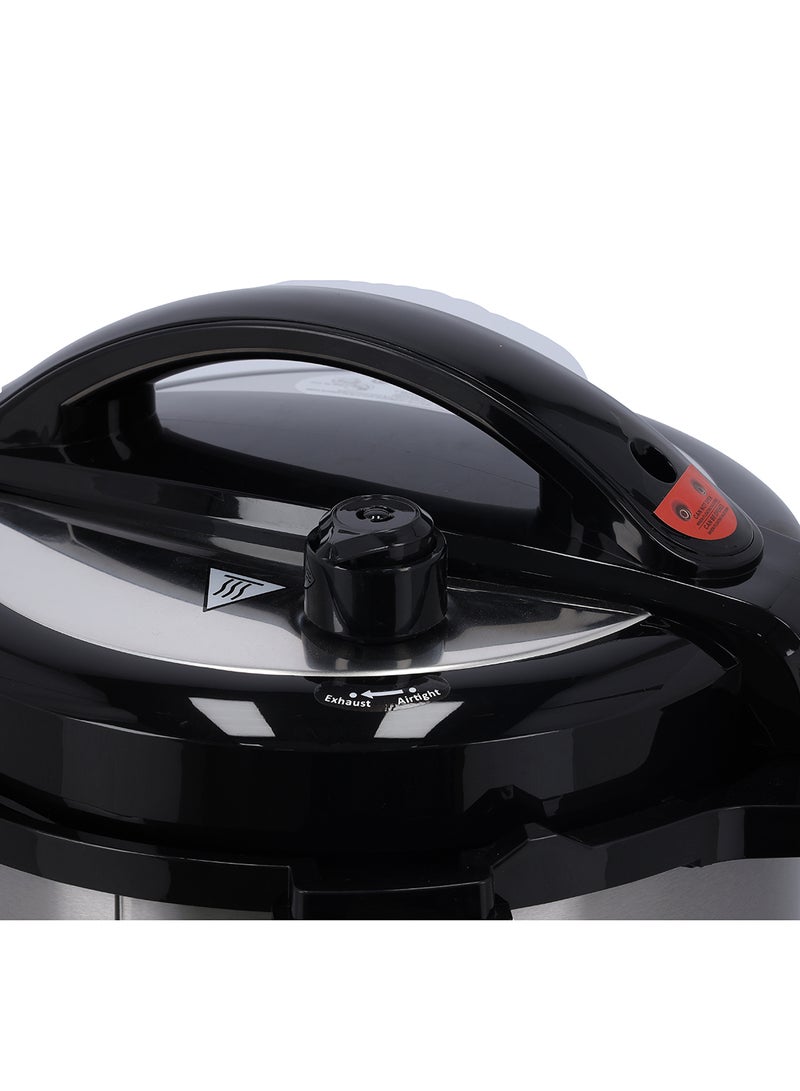 GEEPAS Digital Multi Cooker - Portable LED Screen with Touch Menu | 14 Smart Cooking Programs With One Touch, Auto Shut off Function, Large Control Panel |8L Capacity| Detachable Inner Lid 8 L 1200 W GMC35029 Silver/Black - Image 4