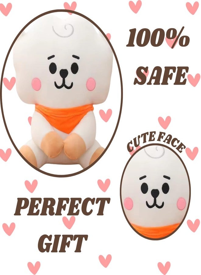 TechMax Solution White Cute Love Soft Plush Toys, Soft Love Pillow - Image 3