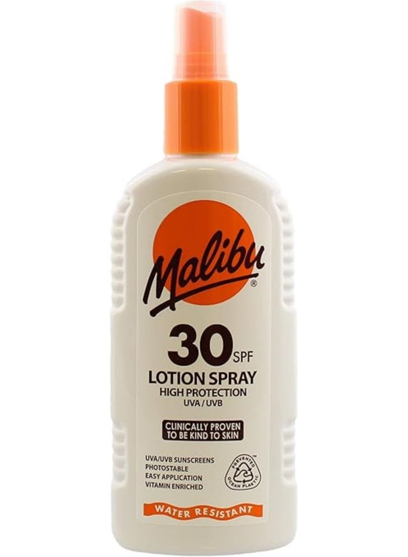 ماليبو بخاخ لوشن واقي من الشمس SPF 30 بحماية UVA/UVB – 200 مل - Image 1