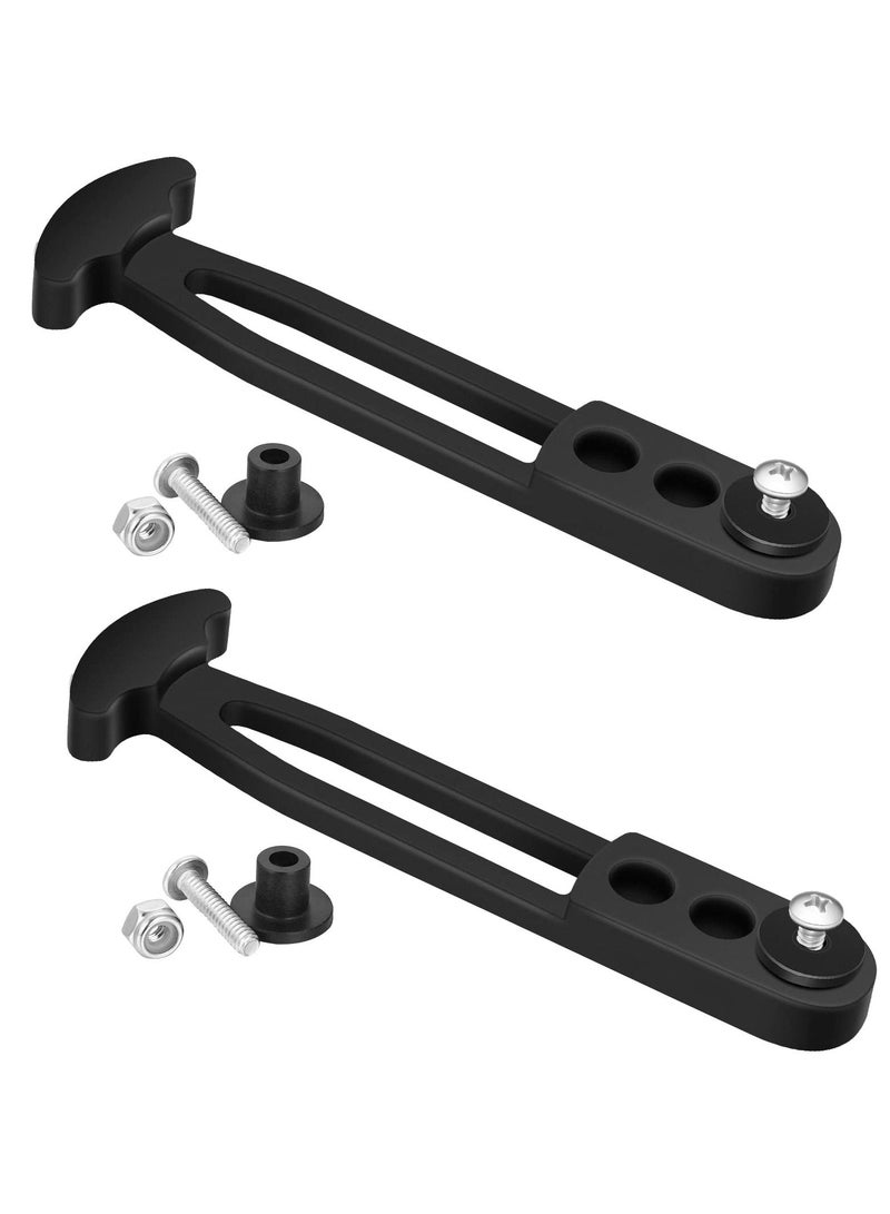Y&D Boat Retractable Ladder Storage Binding Buckle Marine Secure Retaining Latch Band Rubber T-pull with Adjustable Mounting Holes for Yacht 2 or 3 4 Steps  - Image 1