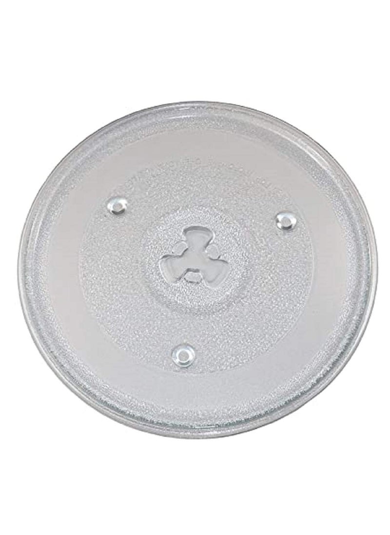 AV - AV Microwave Glass Turntable Tray | Baking Glass Tray| Rotating Plate (Diameter: 318 MM, 12.5 Inch) (NOT FOR SAMSUNG MICROWAVE) - Image 1
