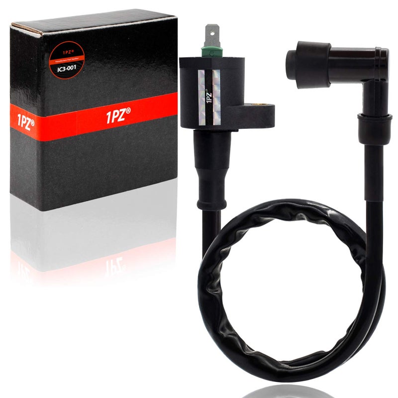 1PZ IC3001 Ignition Coil Replacement for Honda TRX300 FourTrax 1988 1989 1990 1991 1992 1993 1994 1995 1996 1997 1998 1999 2000