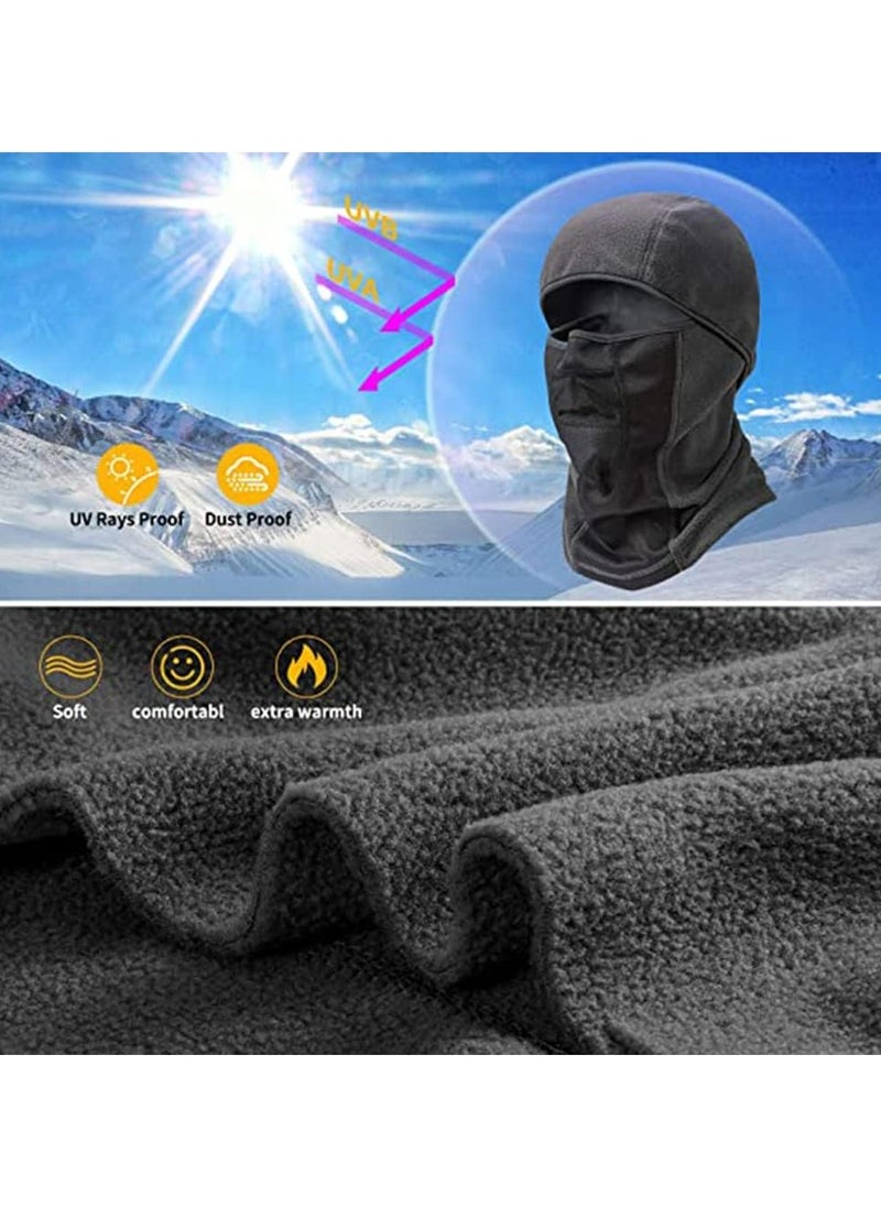 Generic Headwear Balaclava, Windproof Ski Mask, Winter Fleece Thermal Full Face Mask Cover for Men Women, Breathable Cold Weather Gear for Skiing, Snowboarding, Motorcycle Riding, Running & Outdoor Work  - Image 2