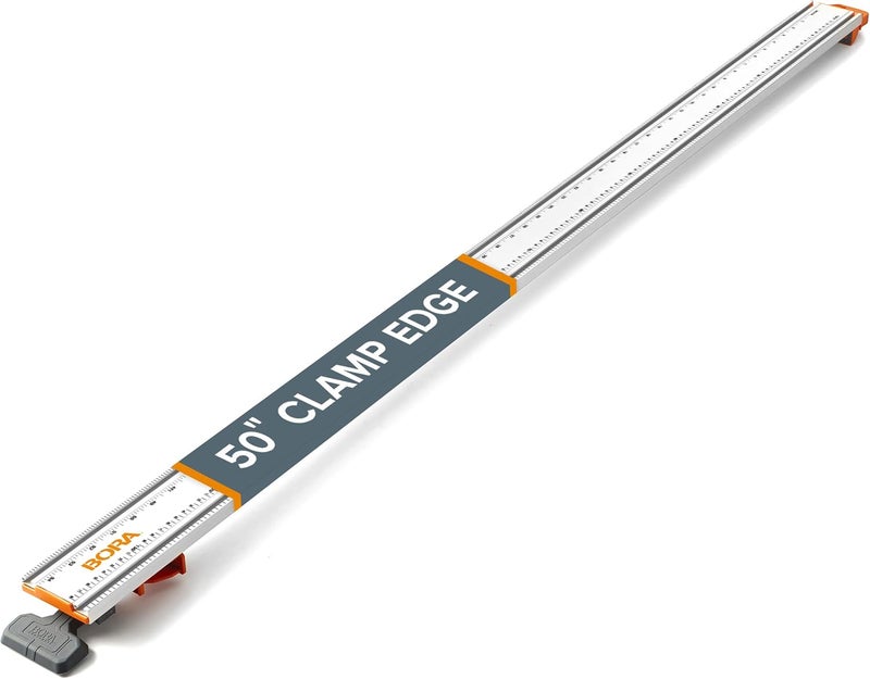 BORA 50” NGX Circular Saw Guide Rail, Clamp Edge for Circular Saws, Great for Straight Cross-Cutting Plywood Sheets and Routing Dados, 544050 - Image 1