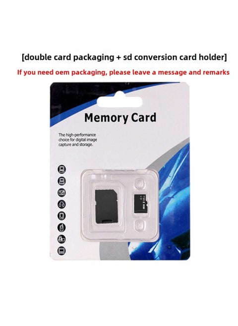 بطاقة ذاكرة MicroSD/TF عالية السرعة 16 جيجا 32 جيجا أداة القيادة 64 جيجا هاتف محمول 128 جيجا كاميرا 256 جيجا مراقبة - اللون: أزرق محايد تعبئة بطاقة مزدوجة - السعة: 64 جيجا بايت - سرعة عالية -C10