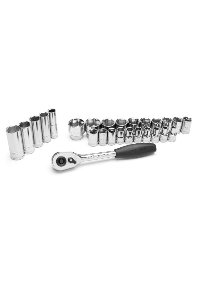 Sata SATA GL09915 26-Piece 1/2" Drive 6 Point Metric Socket Tray Set - Image 4