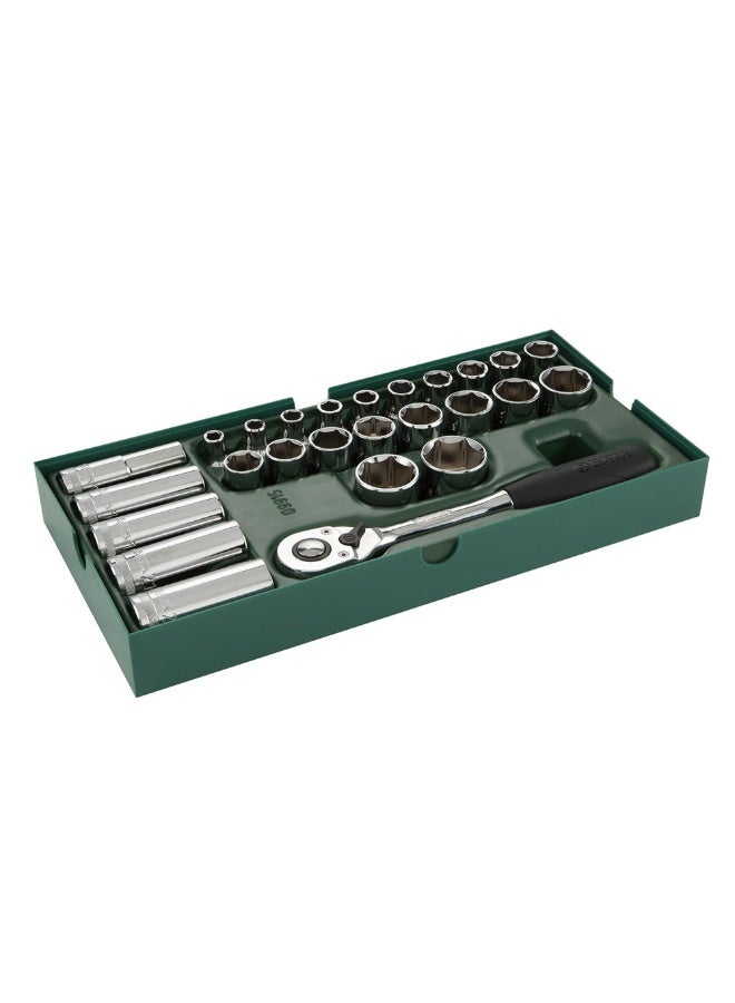 Sata SATA GL09915 26-Piece 1/2" Drive 6 Point Metric Socket Tray Set - Image 2