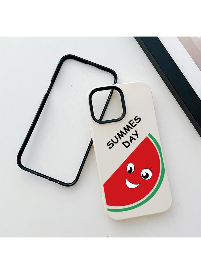 Zaboon Case For iPhone 12 Pro Max Watermelon PC Hybrid TPU Phone Case - Image 3