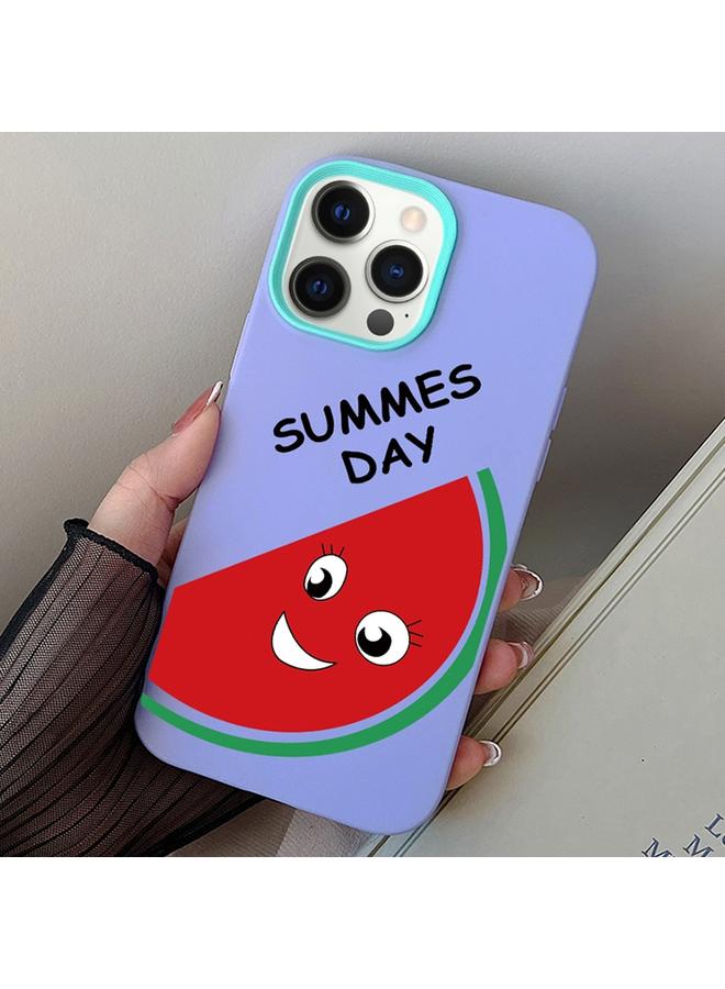 Zaboon Case For iPhone 12 Pro Max Watermelon PC Hybrid TPU Phone Case - Image 1