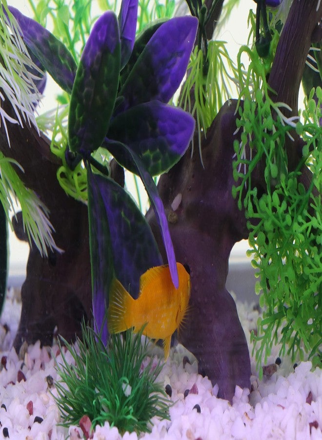 AQUA KT Aquarium Landscape Simulation Artificial Plant Purple, Plastic Plant for Fish Tank Decoration, Aquatic Water Plant, Fish Bowl Ornament - Image 4
