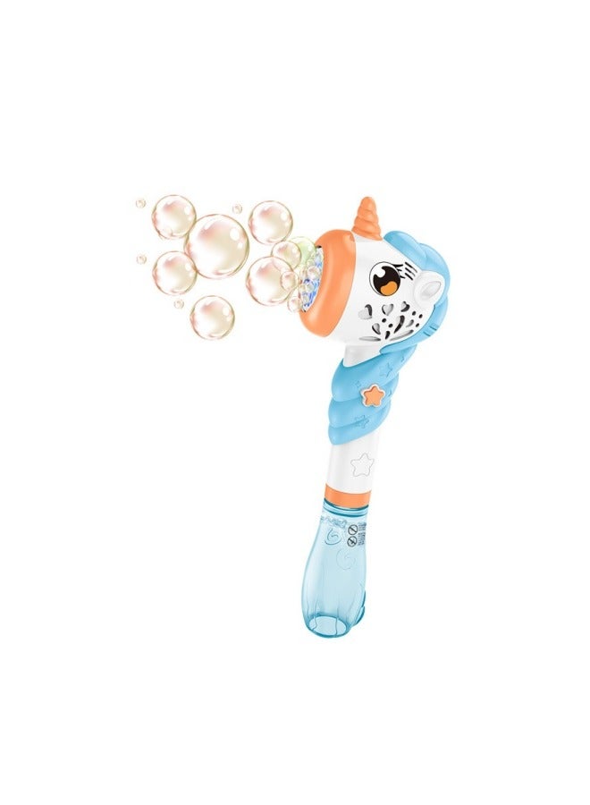 ميكسد طفل يونيكورن فقاعة آلة ، 3-5 سنوات من العمر طفل في الهواء الطلق لعبة فقاعة عصا ، 3-4 5 6 7 8 سنوات + فتاة لعبة يونيكورن هدية عيد ميلاد الحزب هدية عيد الميلاد ( يونيكورن ) - Image 2