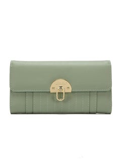 PIERRE LOUES Checkbook Wallets For Women, Checkbooks Holder，Long Wallet Women's Clutch，PU Leather Zipper，Large Capacity Slim Clutch，Multiple Card Holder Organizer，Coin Purse  - Image 1