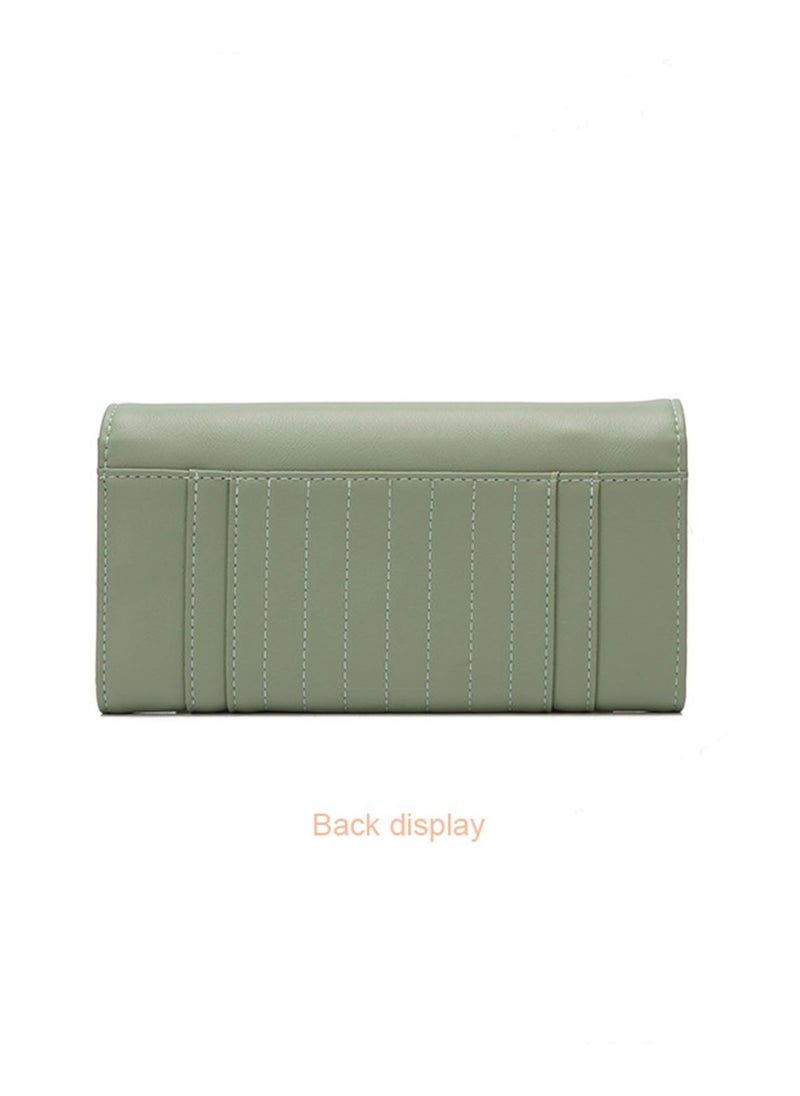 Checkbook Wallets For Women, Checkbooks Holder，Long Wallet Women's Clutch，PU Leather Zipper，Large Capacity Slim Clutch，Multiple Card Holder Organizer，Coin Purse