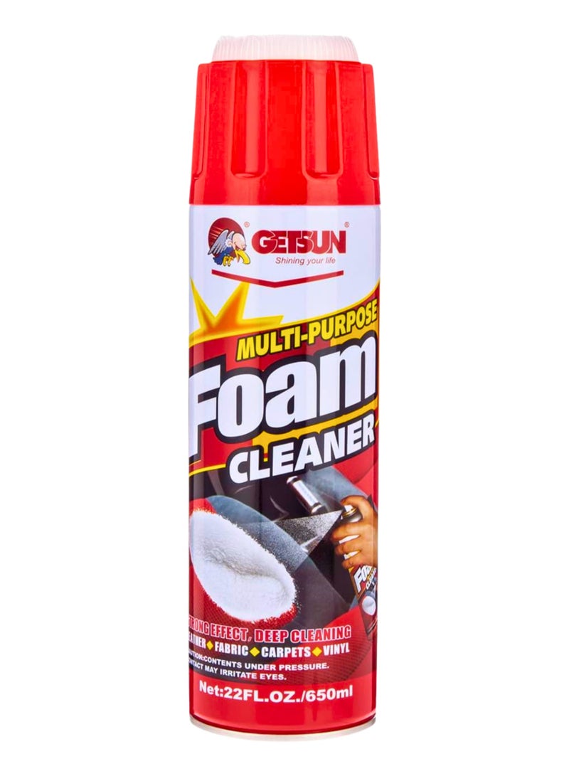 GETSUN Multi-purpose Foam Cleaner 650ML Deep Cleaning, Rich Foam for Car, Home, kitchen - Image 1
