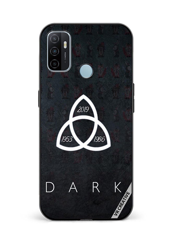 VR CREATIVE Protective Case Cover For Oppo A53 Dark Design Multicolour - Image 1