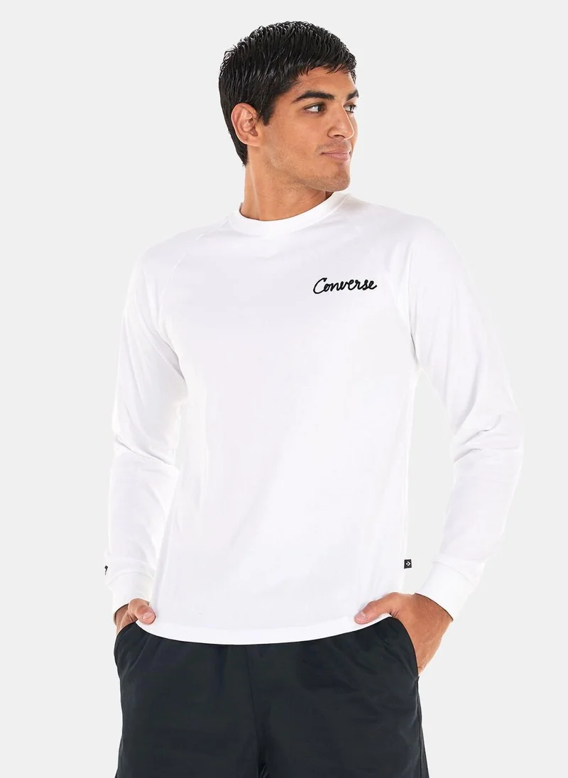 CONVERSE Men's Chain Stitch Reglan T-Shirt