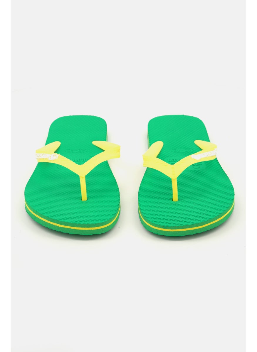 PHILIPP PLEIN Men Slip On Slippers, Yellow  - Image 2