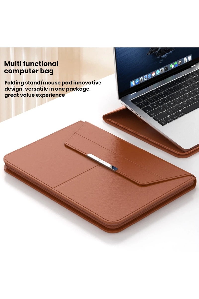 عام "حقيبة كمبيوتر داخلية متعددة الوظائف - متوافقة مع أجهزة 13-16 بوصة، قابلة للطي مع حامل محمول واقٍ للابتوب" - Image 5