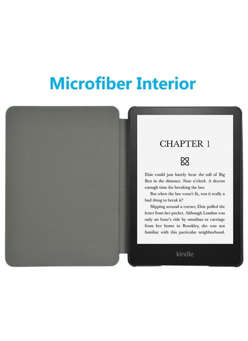 Generic - EcoSystem Slimshell Case Cover for All-New Kindle Paperwhite (11th Generation-2021, 6.8 inch) or Kindle Paperwhite Signature Edition, Smart Shell Cover with Auto Sleep/Wake, (Emotion) - Image 1