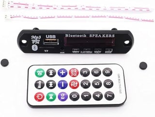 12V MP3 Player WMA Decoder Board Audio AUX Module Hands-Free USB TF for Car