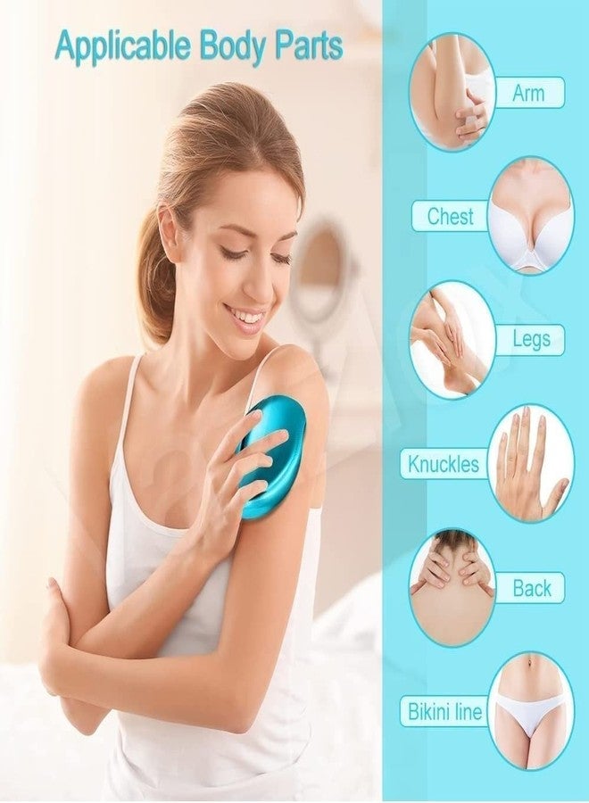 VazzLox مزيل الشعر الكريستالي من فازلوكس للنساء والرجال، بتقنية النقاط النانوية الكريستالية المطورة، مزيل شعر كريستالي للنساء، مزيل شعر غير مؤلم للنساء، حجر إزالة الشعر الكريستالي القابل لإعادة الاستخدام - Image 3