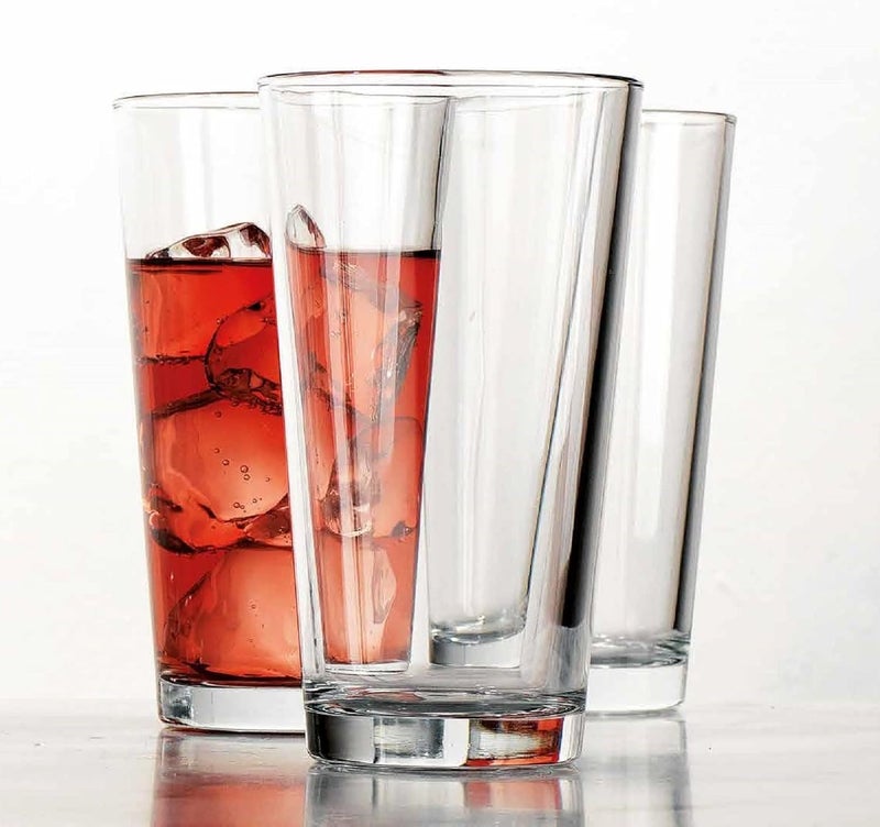 Glaver's Drinking Glasses Set 17 OZ. Highball Glass Cups, Juice, Cocktails, Wine, Iced Tea, Bar Glass. Dishwasher Safe. (Set of 10) Beer Glasses - Image 3