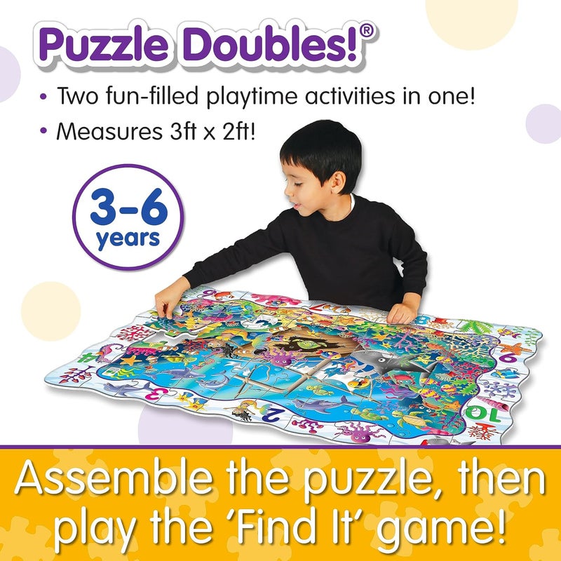 The Learning Journey Find It! 123 Puzzle Doubles - 50 Piece Educational Floor Puzzle for Kids - Image 3