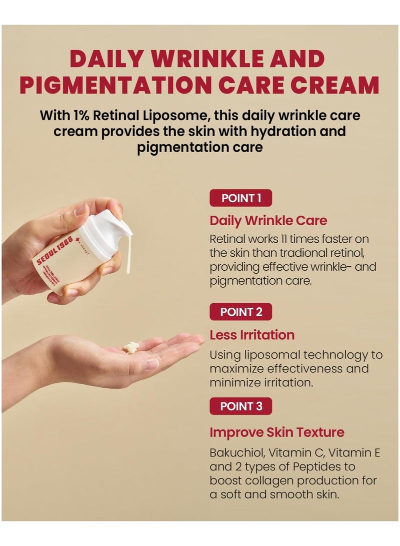 K-SECRET SEOUL 1988 Cream : Retinal Liposome 1% + Fermented Rice - Image 3