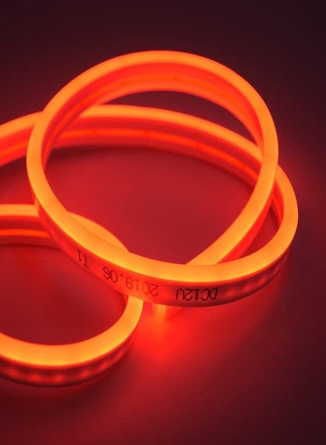 MLD ROP-1401 Strip LED Light Waterproof SMD 2835 Flexible LED Neon Lights for Home Decoration Neon Strip led (5 Meter,Color- Red,Silicone Rubber) - Image 2