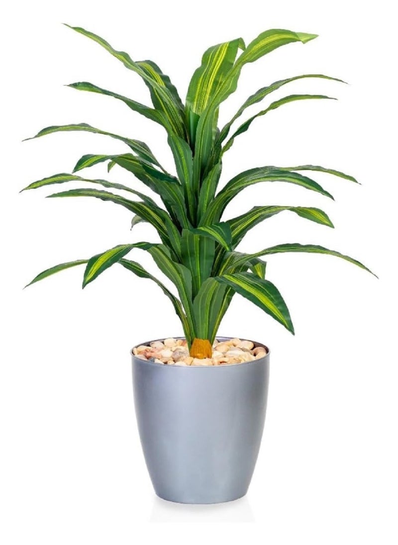 Generic Artificial Corn Plant Tree with Elegant Design for Home, Office, Indoor and Outdoor Decoration, Silver Color  - Image 1