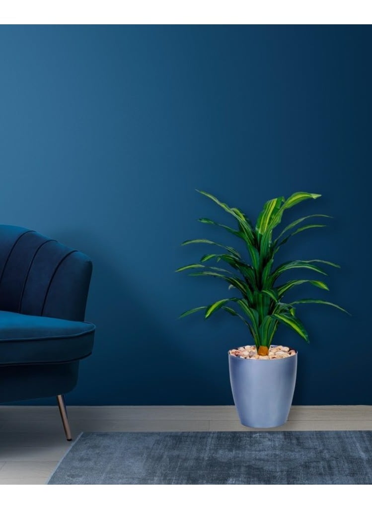Generic Artificial Corn Plant Tree with Elegant Design for Home, Office, Indoor and Outdoor Decoration, Silver Color  - Image 3