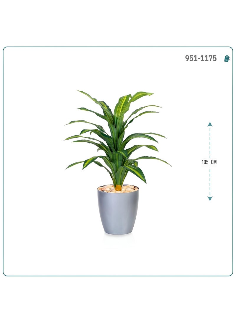 Generic Artificial Corn Plant Tree with Elegant Design for Home, Office, Indoor and Outdoor Decoration, Silver Color  - Image 4