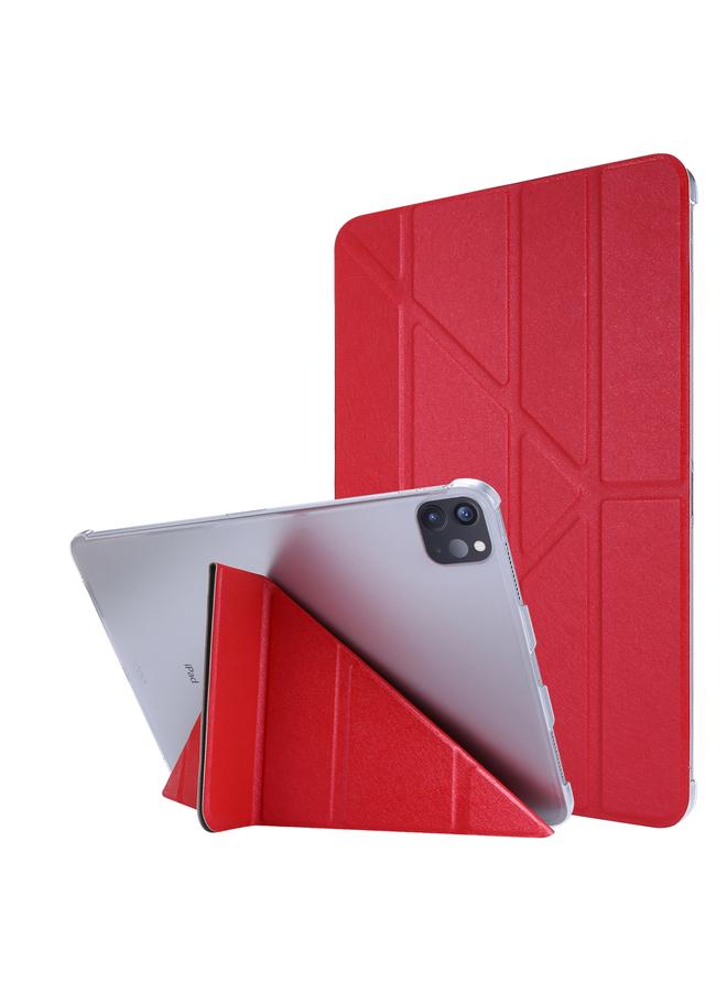 Zaboon Case For iPad Pro 11 2022 / 2021 Silk Texture Horizontal Deformation Flip Leather Tablet Case with Holder - Image 1