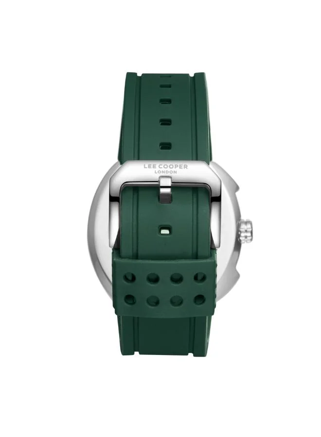 لي كوبر Men's Silicone Analog Watch LC08245.375 - 45x44 mm