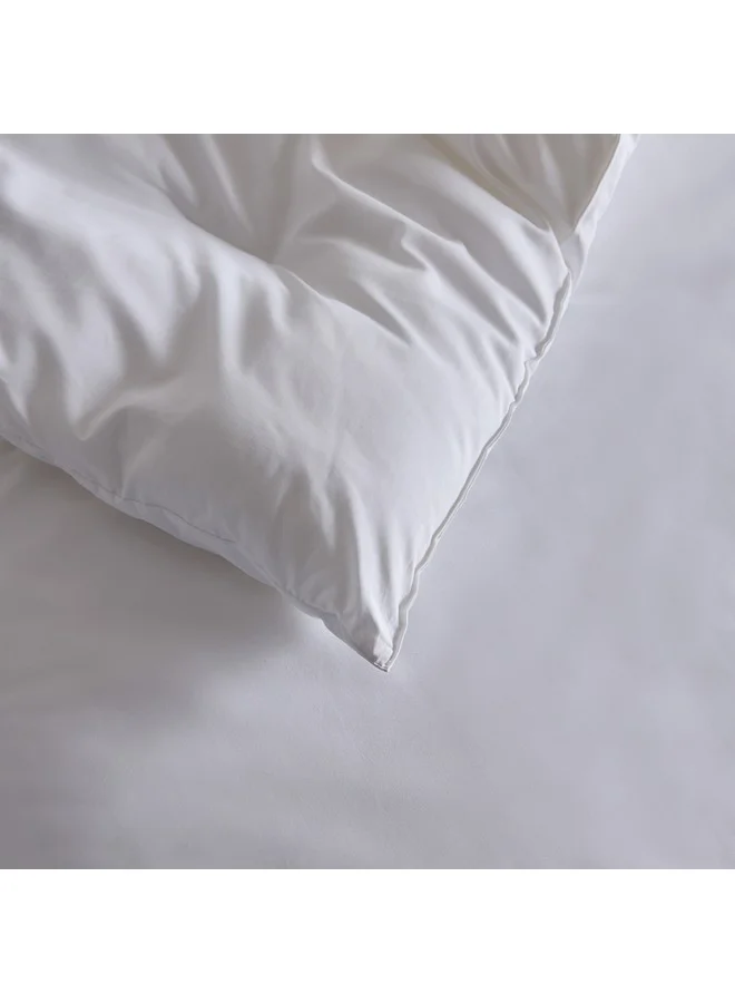 Home Box White Haven Grande Affordables 5-Piece Cotton Lader Lace Stitch King Comforter Set 220 x 240 cm