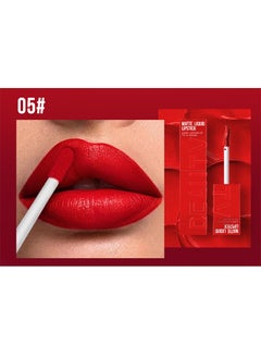Smile Matte Liquid Lipstick - Long Lasting Up To 16 Hours,Nude Velvet Lip Gloss Lip Stain Can Let Your Lip Look Fuller (#05)  - Image 3