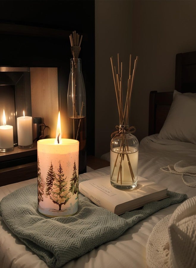 Electricwise Christmas Scented Candle Gift Set for Women, Candles Can Change Into 7 Colors, Winter Candle with 7.6oz Soy Wax Fir Holiday Candles for Christmas Women Gift(Snow Forest) - Image 5