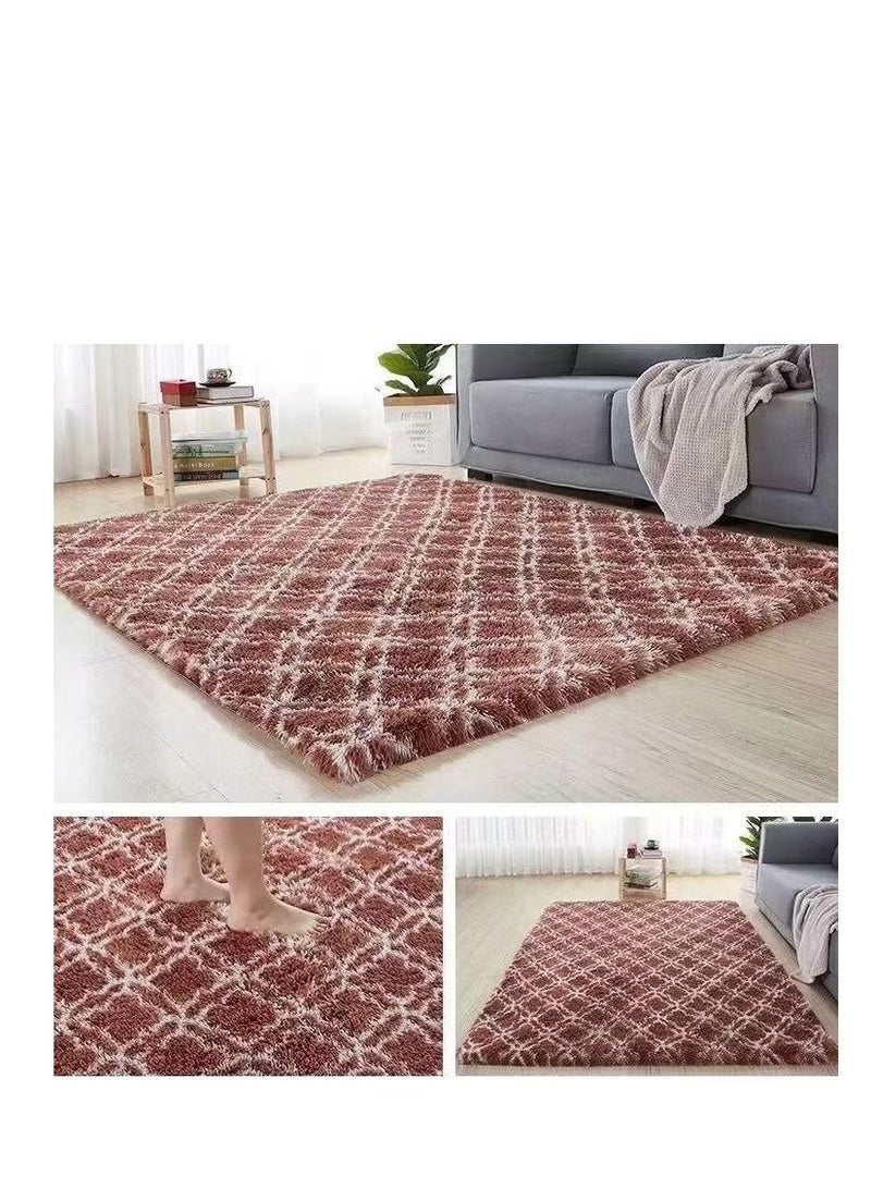 Large Carpets for Living Room Modern Plush Carpets Kids Room Home Decor Fur Rugs Bedroom Machine Washable Thick Fluffy Rug - Image 1