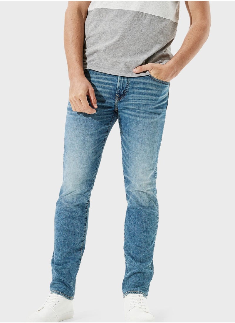 American Eagle - Light Wash Slim Fit Jeans - Image 1