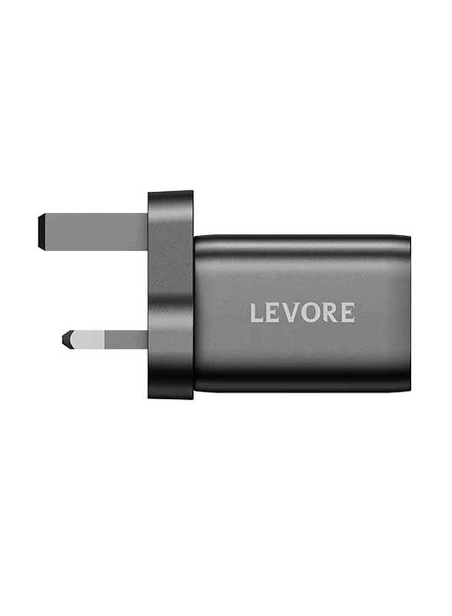 LEVORE Wall Charger 33W - Black - Image 3