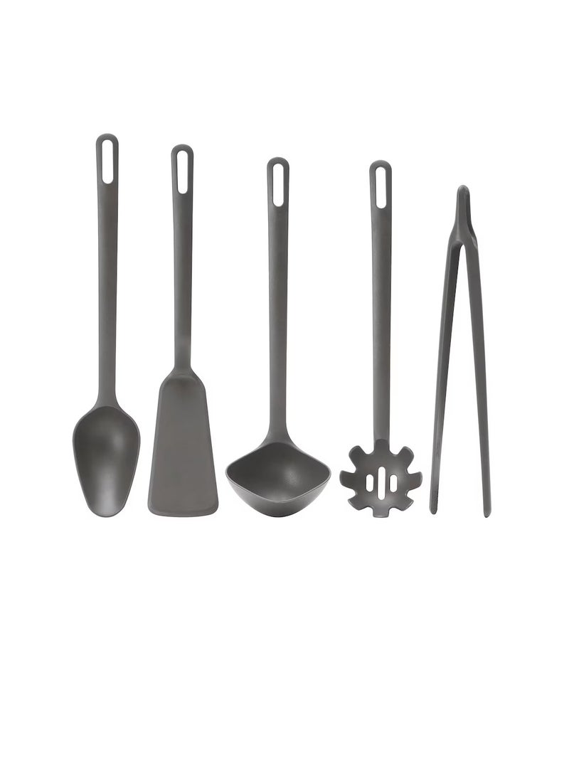 5-piece kitchen utensil set, grey - Image 2