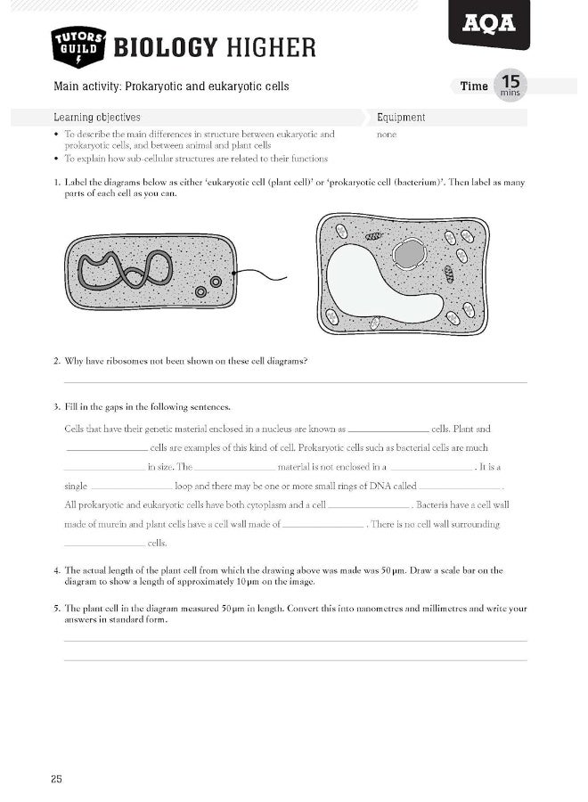 Tutors' Guild AQA GCSE (9-1) Biology Higher Tutor Delivery Pack - Image 5