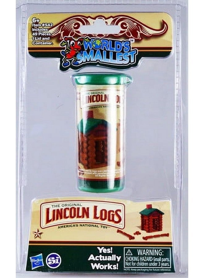 Worlds Smallest World's Smallest Lincoln Logs - Image 1